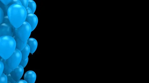 Balloons Flying Up Stock Footage 125673263