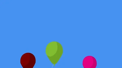 Balloons Stock Footage 998944