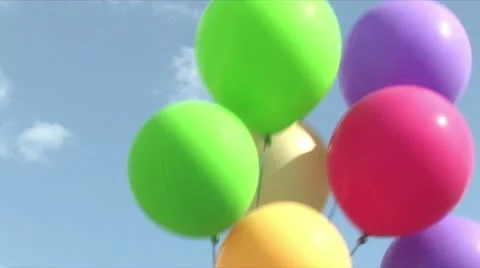 Balloons Stock Footage 10857027