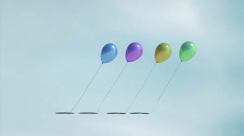 Balloons 스톡 동영상 25425504