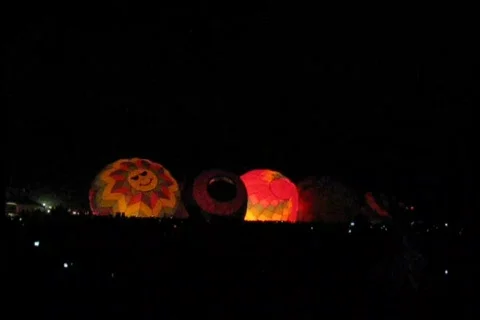 Balloons A-Glow  Stock Footage 330392