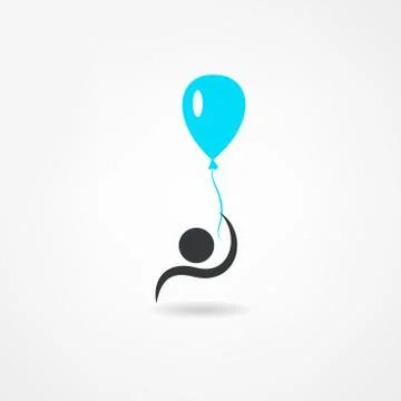 Balloons icon Stock Illustration