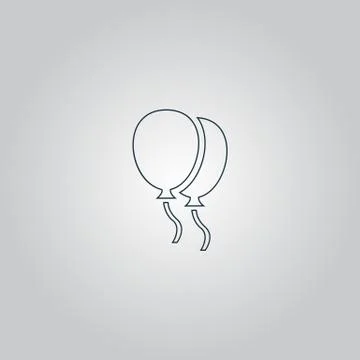Balloons icon Stock Illustration