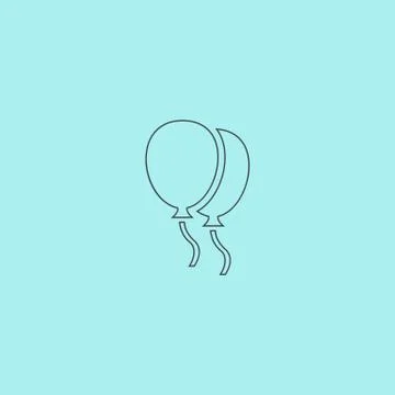 Balloons icon Stock Illustration