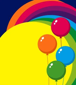 Balloons 스톡 일러스트