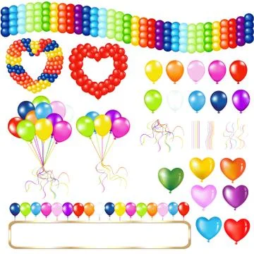Balloons Stock Illustration