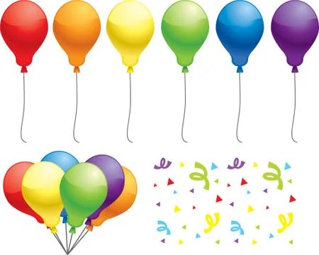 Balloons Stock Illustration
