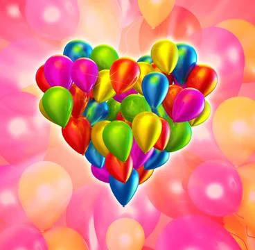 Balloons Illustrazione stock