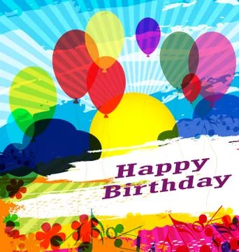 Balloons Stock Illustration