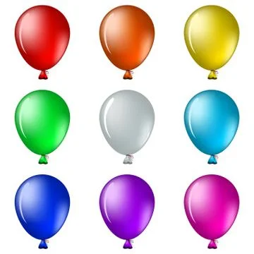 Balloons Stock Illustration