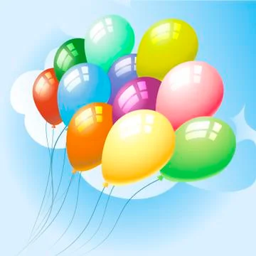 Balloons Stock Illustration
