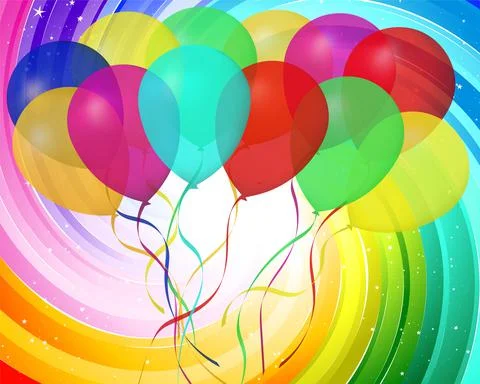 Balloons Stock Illustration
