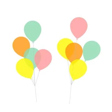 Balloons Illustrazione stock
