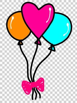 Balloons Illustrazione stock