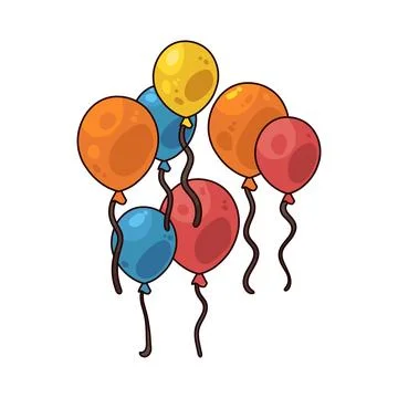 Balloons illustration Stockillustratie