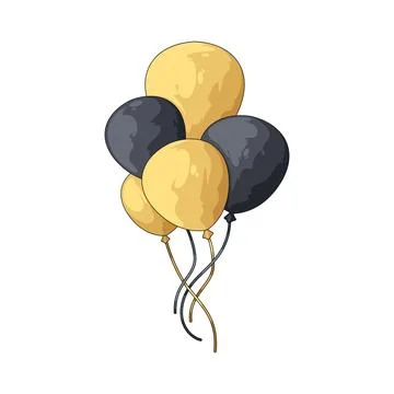 Balloons illustration Stock Illustration