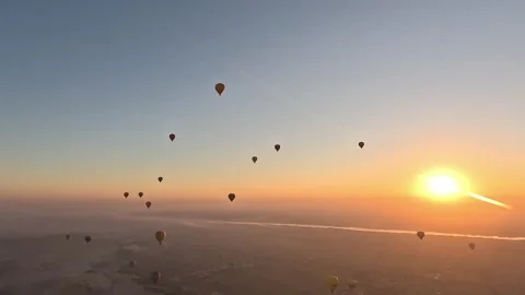 Balloons over the Nile river 18 Видео 296108933