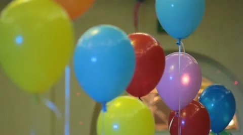 Balloons at the party Video stock 20523784