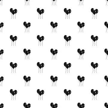 Balloons pattern Stock Illustration