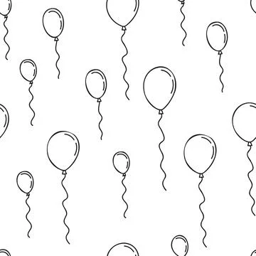 Balloons pattern Иллюстрация