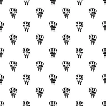 Balloons pattern, simple style Stock Illustration
