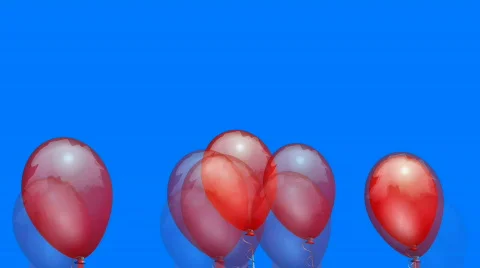 Balloons red Stock-Footage 844333