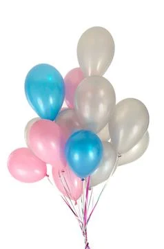 Balloons in strings Stock Photos