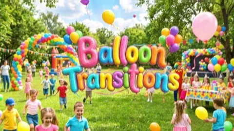 Balloons Transitions After Effects素材