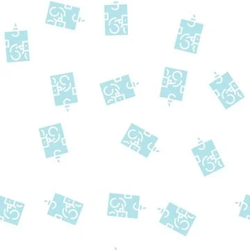 Ballot box glyph vector seamless pattern sign Illustrazione stock