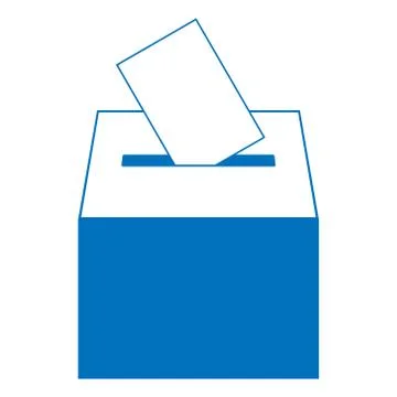 Ballot box icon. Illustrazione stock