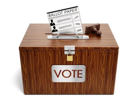 Ballot box Stock Illustration