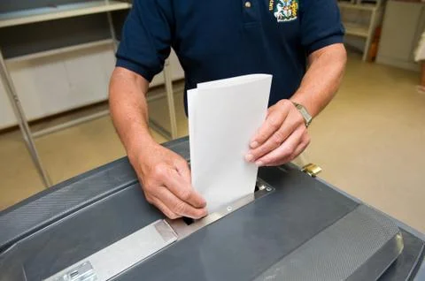 Ballot in box Stock Photos