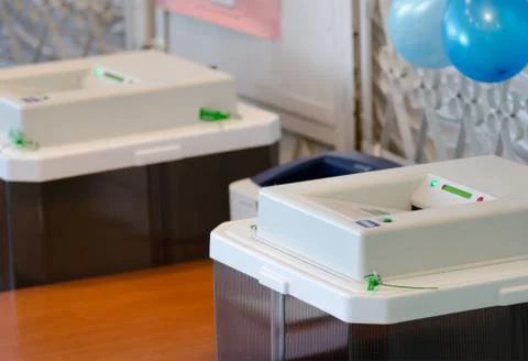 Ballot boxes Stock Photos