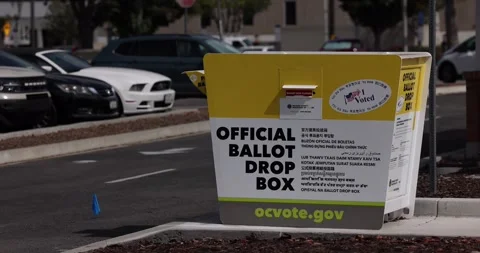 Ballot Drop Box Stock Footage 342290538