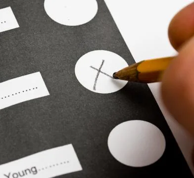 Ballot vote Stock Photos