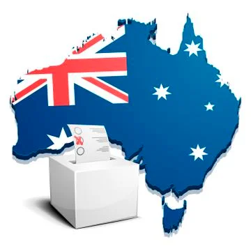 Ballotbox Australia Stock Illustration