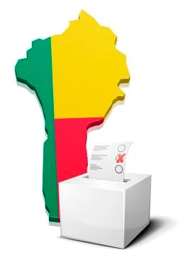 Ballotbox Benin Stock Illustration