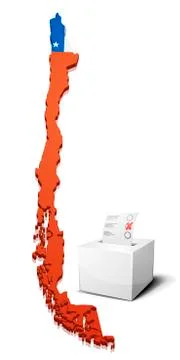 Ballotbox chile Stock Illustration