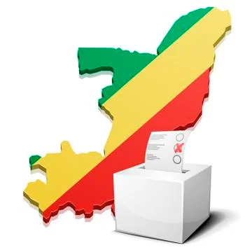 Ballotbox Congo Stock Illustration