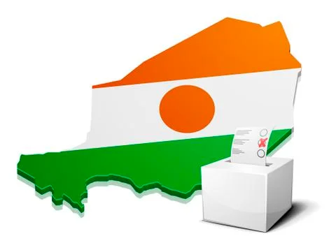 Ballotbox Niger Stock Illustration