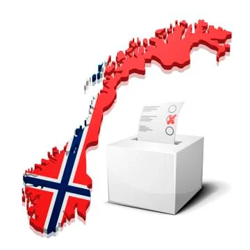 Ballotbox norway Stock Illustration