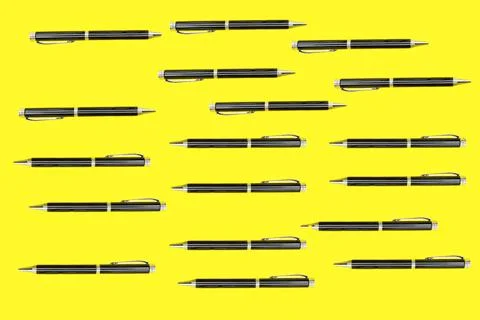 Ballpoint design concept for presentation idea Stock Photos