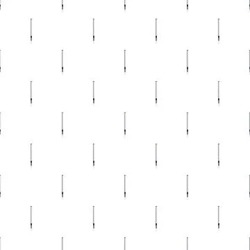 Ballpoint pen refills creating seamless writing pattern Stock Illustration
