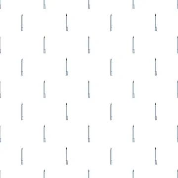Ballpoint pen repeating pattern creating a seamless background 库存插图
