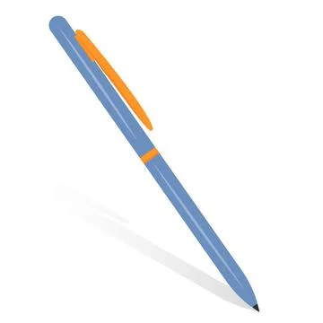 Ballpoint pen vector element of writing utensil Stock Illustration