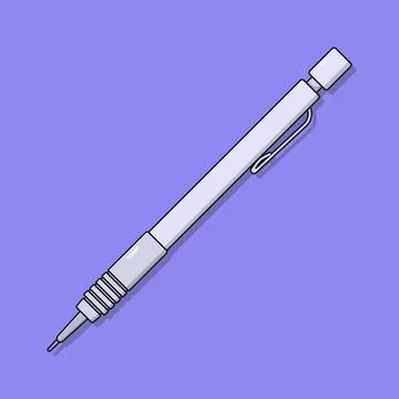 Ballpoint Pen Vector Icon Illustration with Outline for Design Element, Cli.. イラスト素材