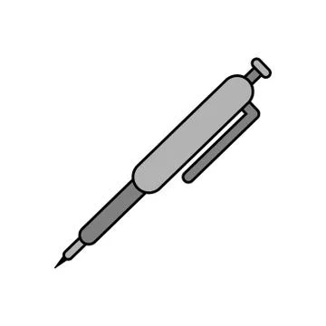 Ballpoint vector design template illustration 스톡 일러스트