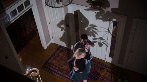 Ballroom dance practice Stock Footage 108159763