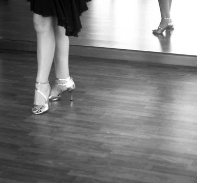 Ballroom dance salsa dancer Stock Photos