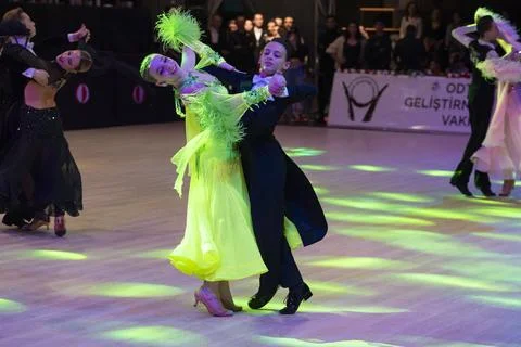 Ballroom Dancing Competition Stock Photos